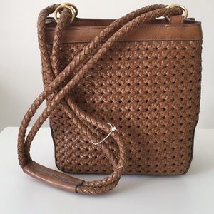 Liz Claiborne basket weave purse